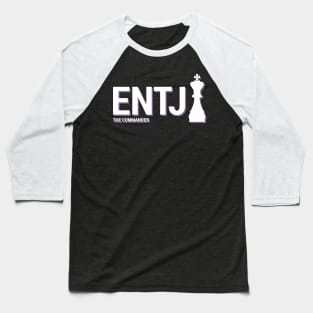 ENTJ The Commander MBTI types 3D Myers Briggs personality gift with icon Baseball T-Shirt